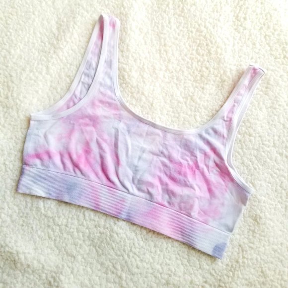 LA Hearts - Barely There Tie-Dye Crop Top (M) - Picture 1 of 3